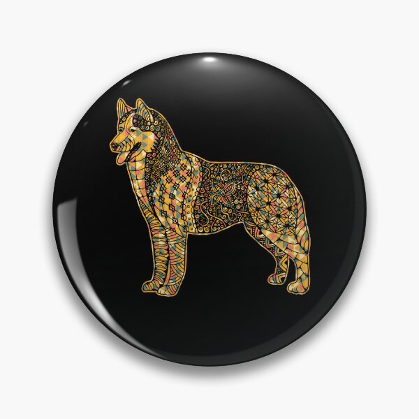 Item preview, Siberian Husky - Siberian Husky Geometric designed and sold by UnknownArtistt.