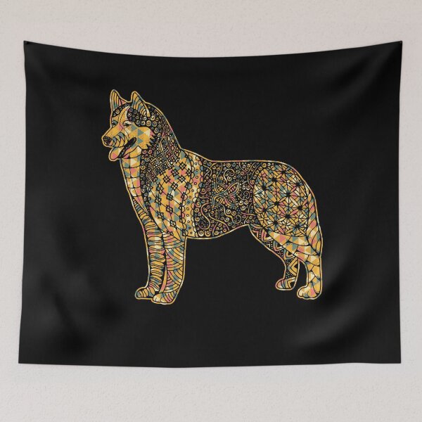 Item preview, Siberian Husky - Siberian Husky Geometric designed and sold by UnknownArtistt.