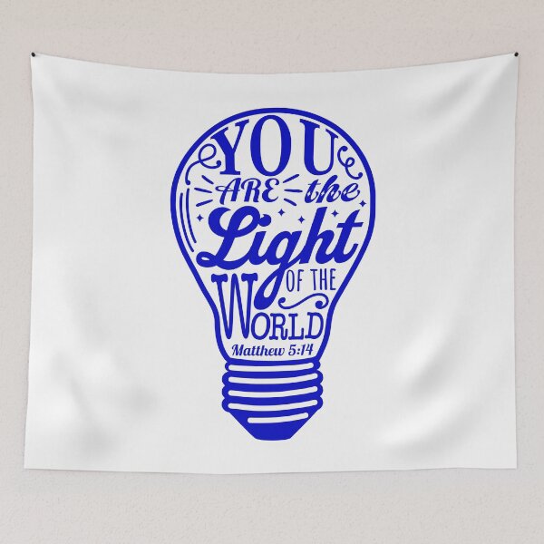 Item preview, You Are The Light Of The World - Matthew 5:14 designed and sold by plushism.