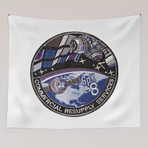 Item preview, CRS-8 (SpX-8) Mission Patch designed and sold by Nikki SpaceStuffPlus.