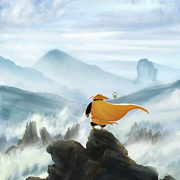 Artwork thumbnail, Dragon Warrior above the Sea of Fog by simo-dng