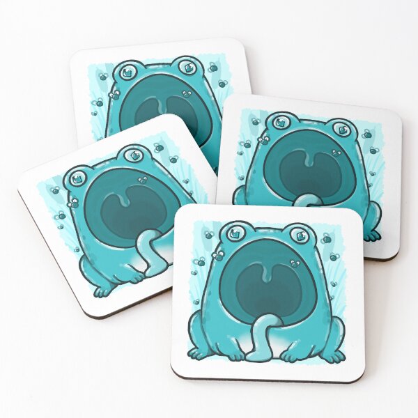Item preview, Frog catching some flies designed and sold by Penzilla.