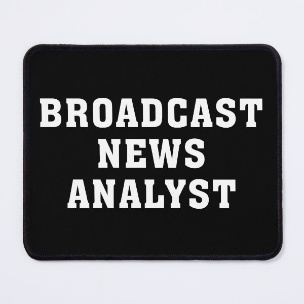 Item preview, Broadcast News Analyst designed and sold by NestaReign.