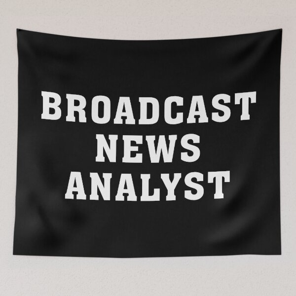 Item preview, Broadcast News Analyst designed and sold by NestaReign.