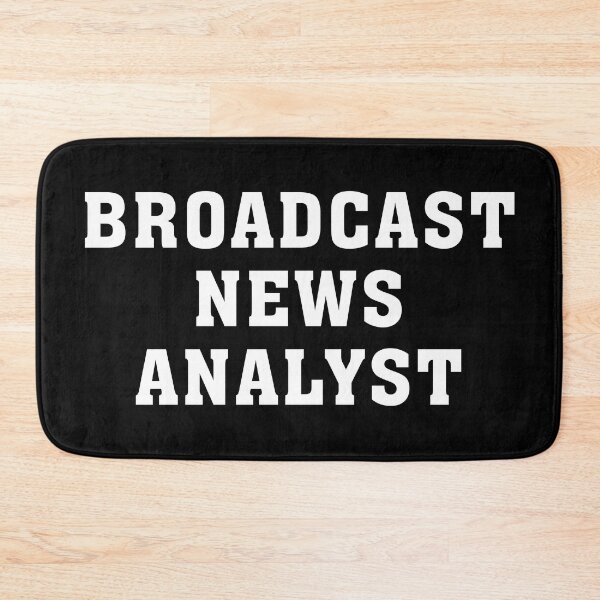 Item preview, Broadcast News Analyst designed and sold by NestaReign.