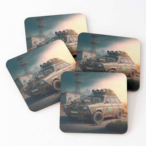 Item preview, An old car in the post-apocalypse. designed and sold by GalinaNe.