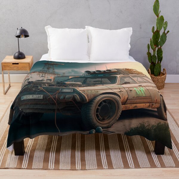 Item preview, An old car in the post-apocalypse. designed and sold by GalinaNe.