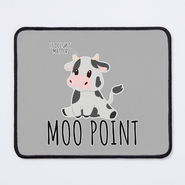 Item preview, Moo Point Cow Pun designed and sold by KGoPrintables.