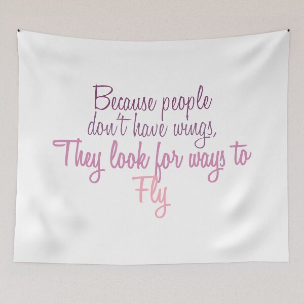 Item preview, Because people don't have wings, They look for ways to Fly designed and sold by Amazigh-i7orran.