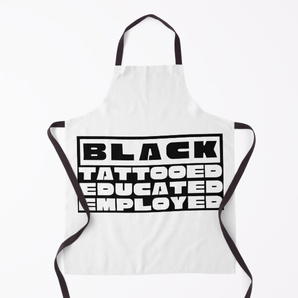 Item preview, Black tattooed educated employed  designed and sold by 5thseason-shop.