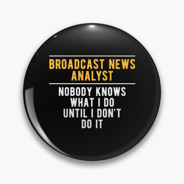 Item preview, Broadcast News Analyst Do designed and sold by NestaReign.