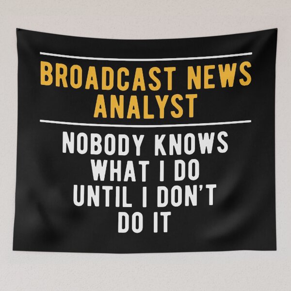 Item preview, Broadcast News Analyst Do designed and sold by NestaReign.