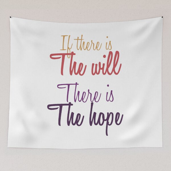 Item preview, If There is The Will There is The Hope designed and sold by Amazigh-i7orran.