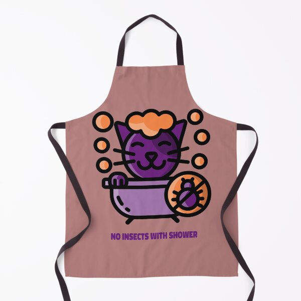 Item preview, Design for the cat that takes a shower and cleans itself from insects designed and sold by MinimalMuse Designs.