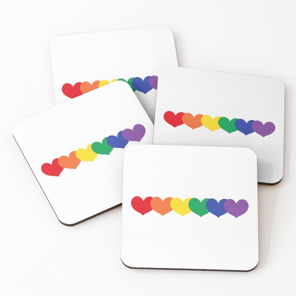 Item preview, LGBT Pride Hearts designed and sold by OverNinthCloud.