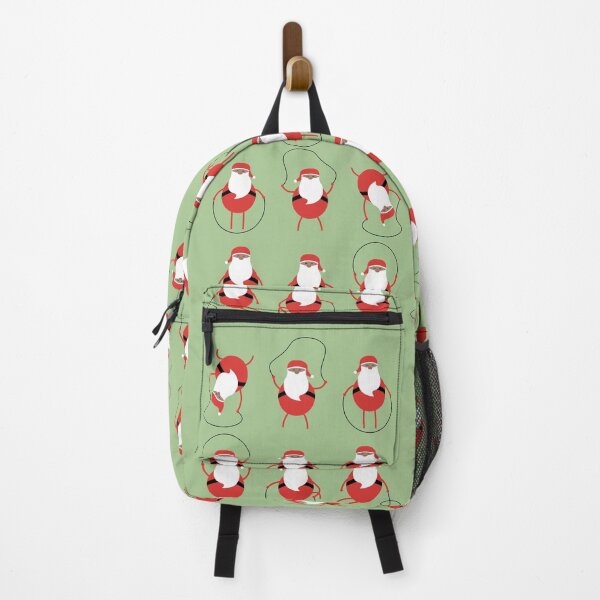 Item preview, Rope skipping Santa designed and sold by YouSeeLucy.