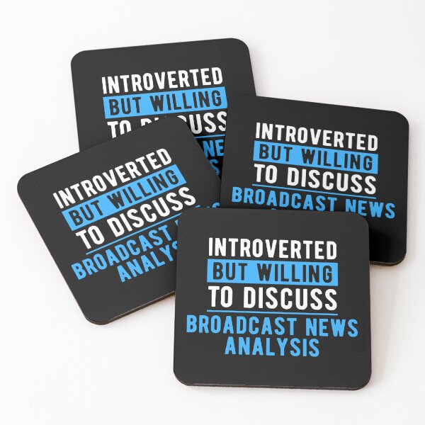 Item preview, Broadcast News Analyst Fun Quote designed and sold by NestaReign.
