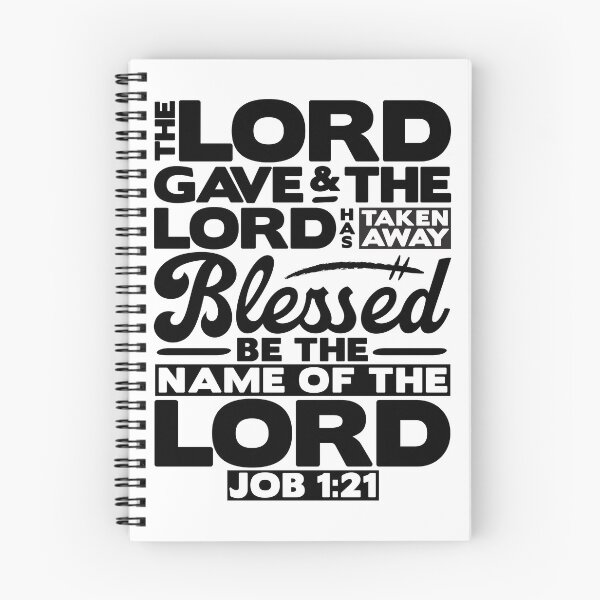 Item preview, The LORD Gave And The LORD Has Taken Away - Job 1:21 designed and sold by plushism.
