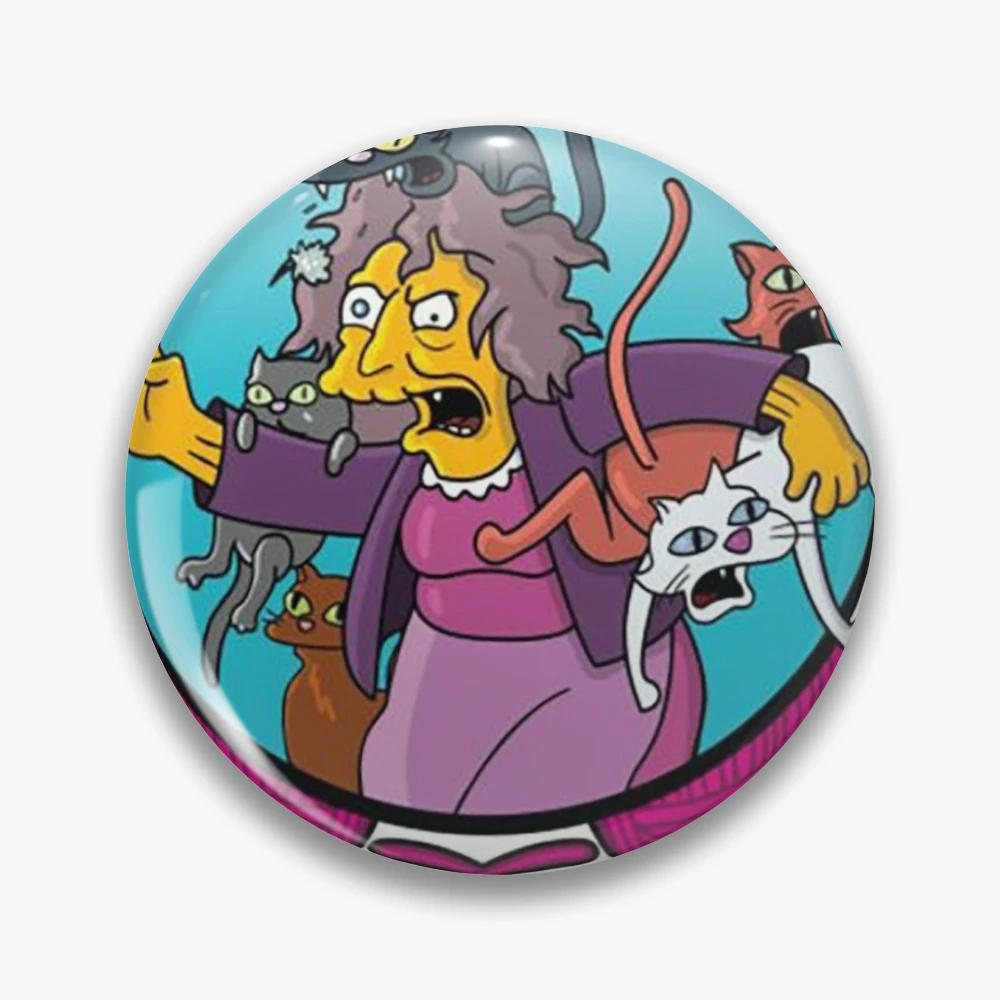 Dame folle aux chats | Badge