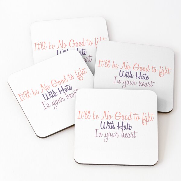 Item preview, It'll be No Good to fight With Hate In your heart designed and sold by Amazigh-i7orran.