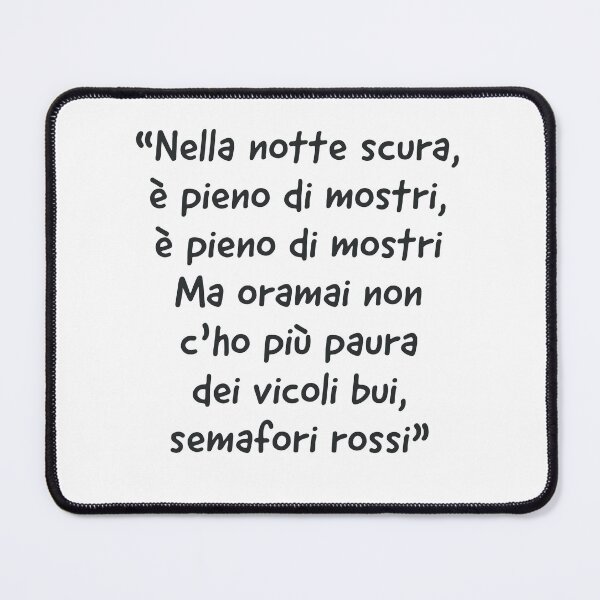 Item preview, Gazelle - Nella notte scura è pieno di mostri - indie Italia - frasi italiano album quote frasi canzoni designed and sold by fuffu.