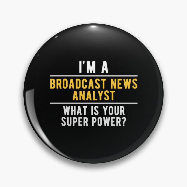 Item preview, Super Broadcast News Analyst designed and sold by NestaReign.