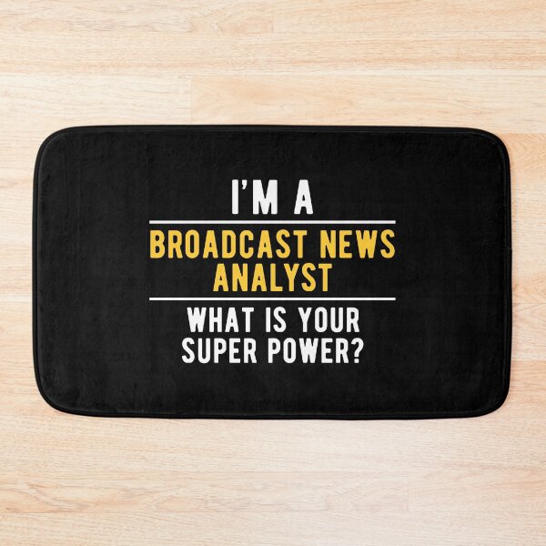 Item preview, Super Broadcast News Analyst designed and sold by NestaReign.