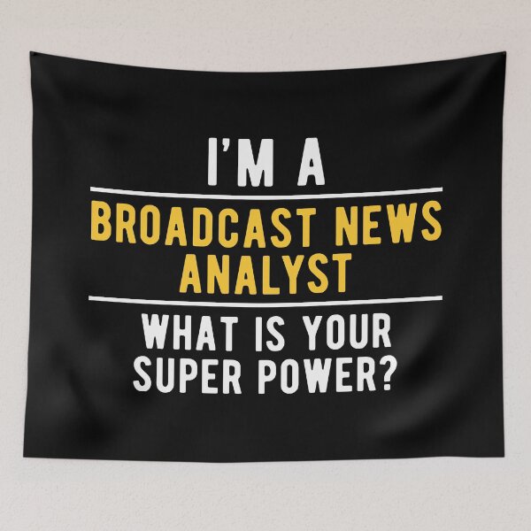 Item preview, Super Broadcast News Analyst designed and sold by NestaReign.