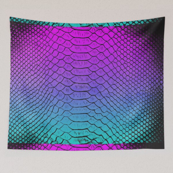 Item preview, Snake Skin Reptile Lover Punk Aesthetic Fuchsia Pattern designed and sold by SoccaTamam.