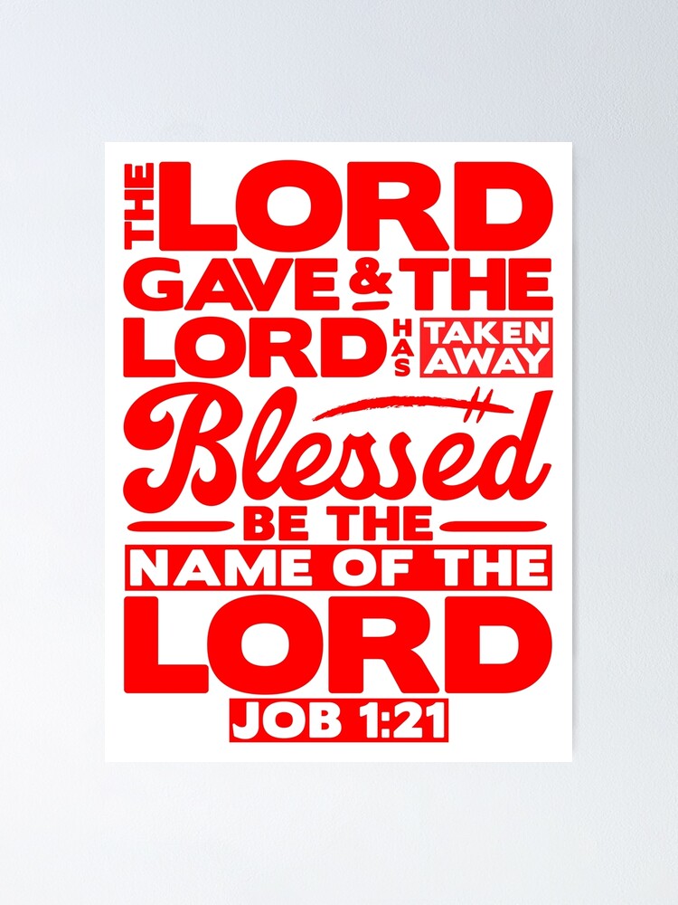Blessed Be The Name of The Lord {Poster} Blessed Be The Name of The Lord {Poster}