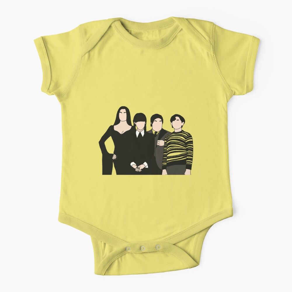 Addams family 2024 baby onesie