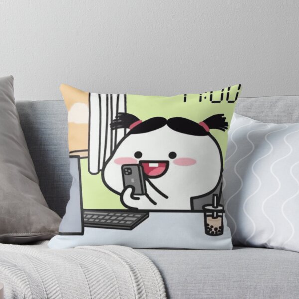 Item preview, Cute Pentol Girl Play Game At Work designed and sold by malconerh.