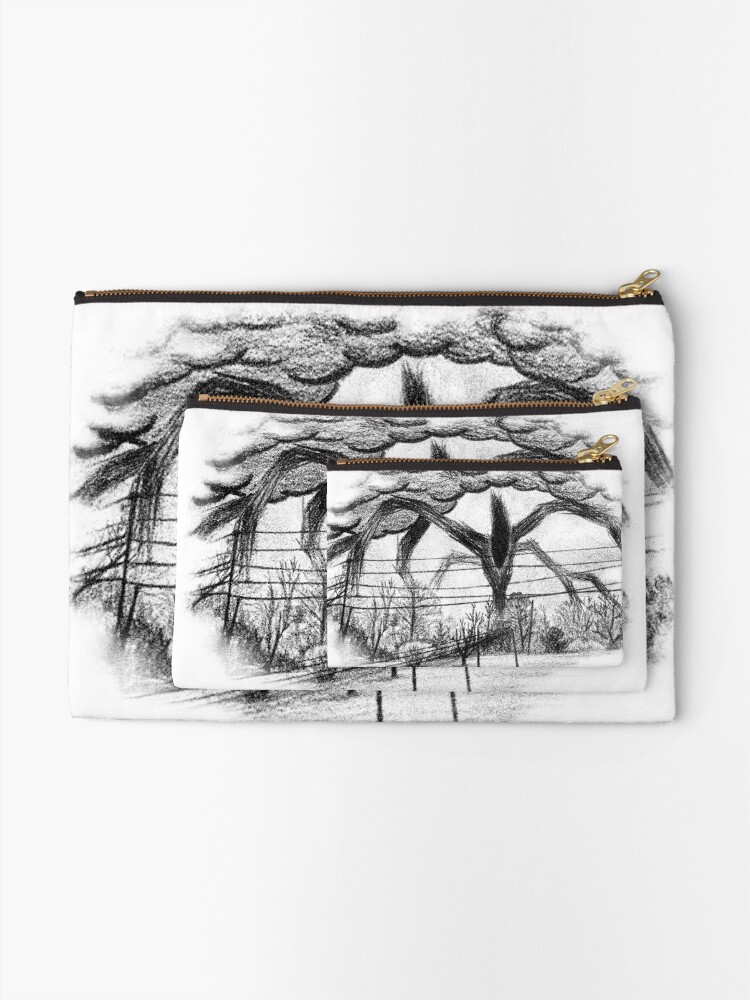 Alternate view of Will Drawing (Stranger Things) Zipper Pouch