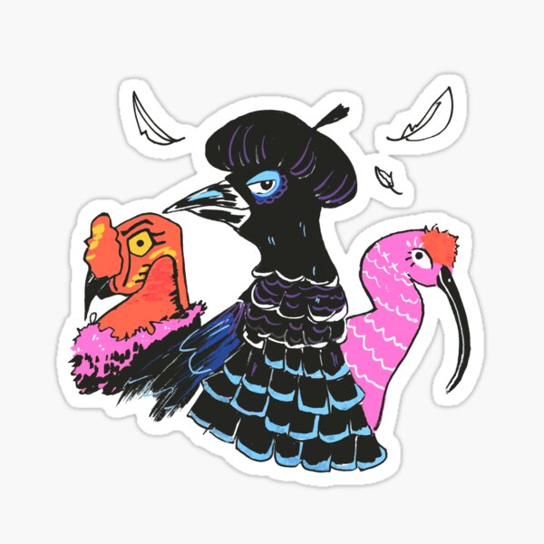 Item preview, Jean-Luc and the Feather Frenzy designed and sold by doodledate.