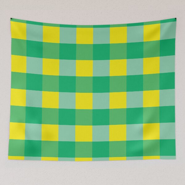 Item preview, Green,Yellow & Blue Checked Pattern  designed and sold by BrianUK.