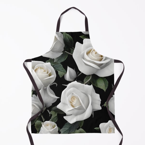 Item preview, Beautiful white rose flower artwork designed and sold by The Love Quill.