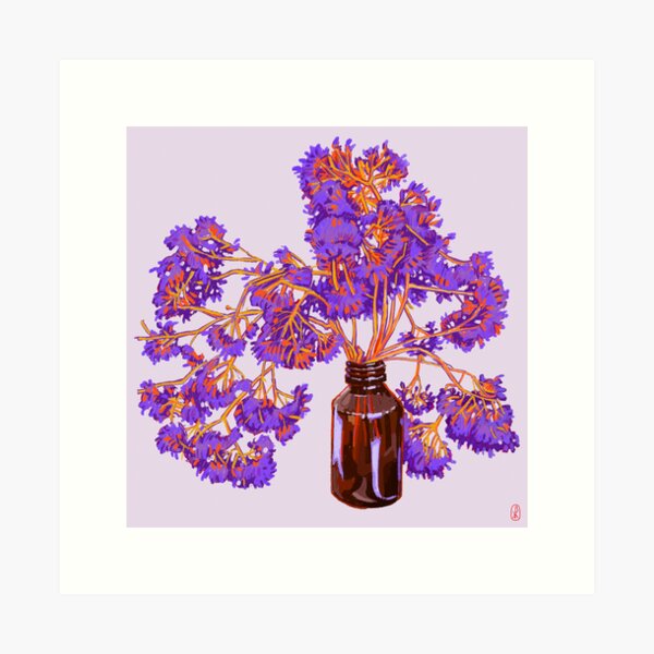 Dried Statice Art Print