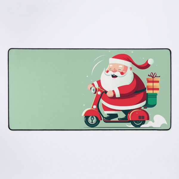 Item preview, Happy Santa Claus delivery gifts with Motorcycle designed and sold by jordygraph.
