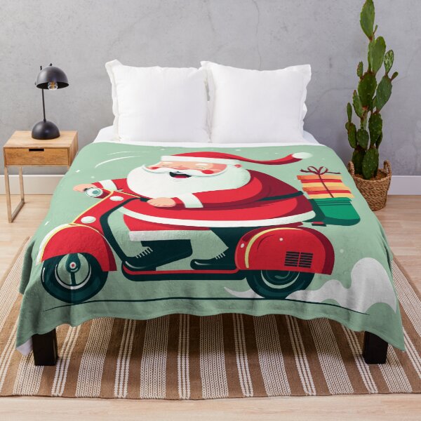 Item preview, Happy Santa Claus delivery gifts with Motorcycle designed and sold by jordygraph.