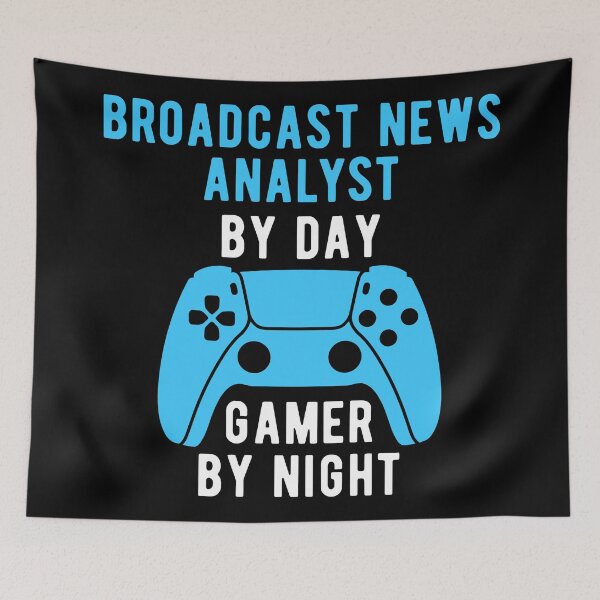 Item preview, Gaming Broadcast News Analyst designed and sold by NestaReign.