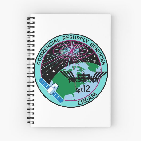 Item preview, NASA's SpX 12 "Cream" Logo designed and sold by Nikki SpaceStuffPlus.