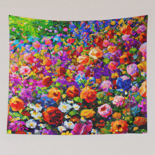Item preview, Flower Garden Claude Monet designed and sold by maniacfitness.