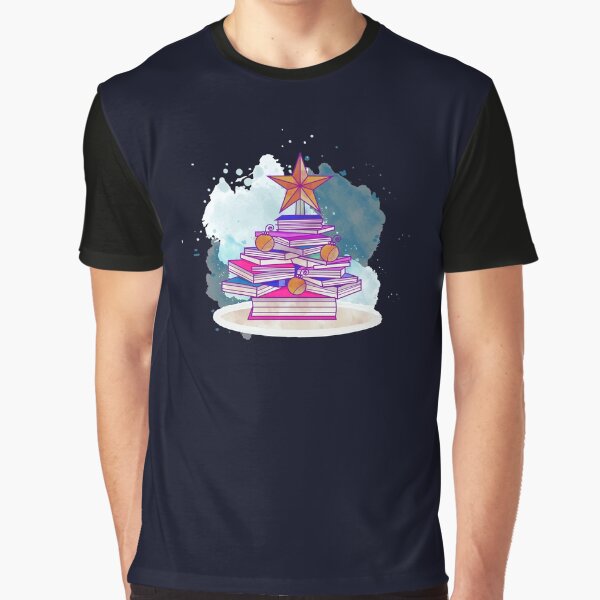 Item preview, Christmas Tree of Books - Festive Reading and Book Lover  designed and sold by CLOUDREST.