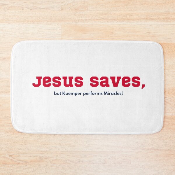 Item preview, Jesus Saves, Kuemper Miracles! designed and sold by BradburyWorx.