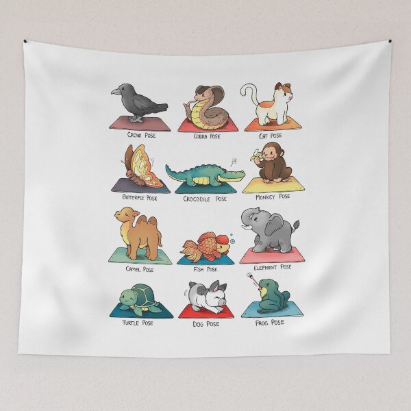 Item preview, Animal Yoga designed and sold by VallinArt.