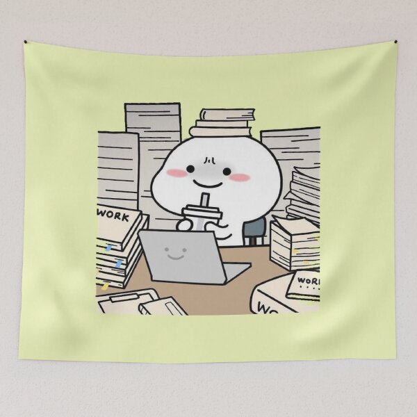 Item preview, Pentol Drink Milk Tea, Pentol Tired At Work designed and sold by malconerh.