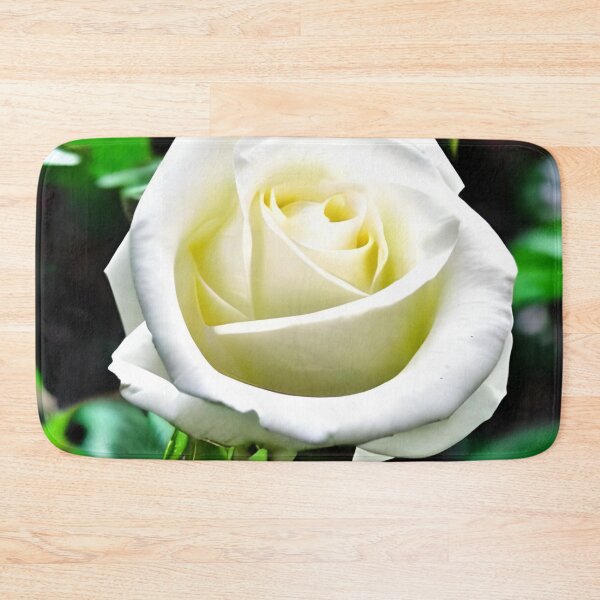 Item preview, Beautiful white rose flower artwork designed and sold by The Love Quill.
