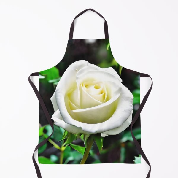 Item preview, Beautiful white rose flower artwork designed and sold by The Love Quill.