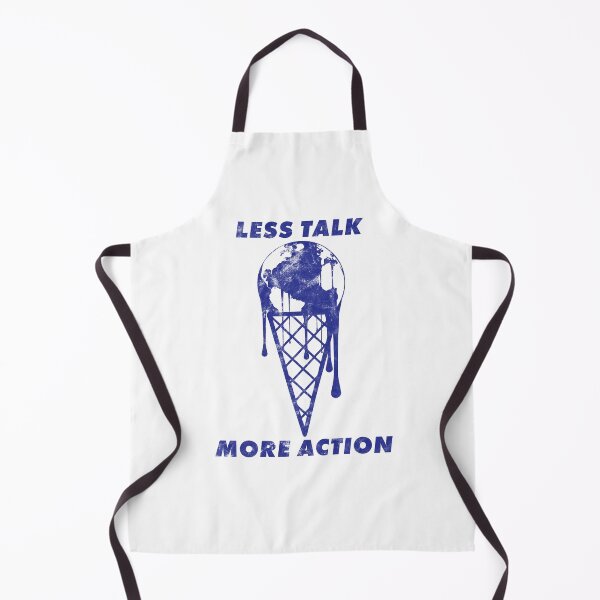 Item preview, Less Talk More Action - Climate Change [Blue Worn Look] designed and sold by politicalamity.