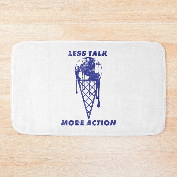 Item preview, Less Talk More Action - Climate Change [Blue Worn Look] designed and sold by politicalamity.
